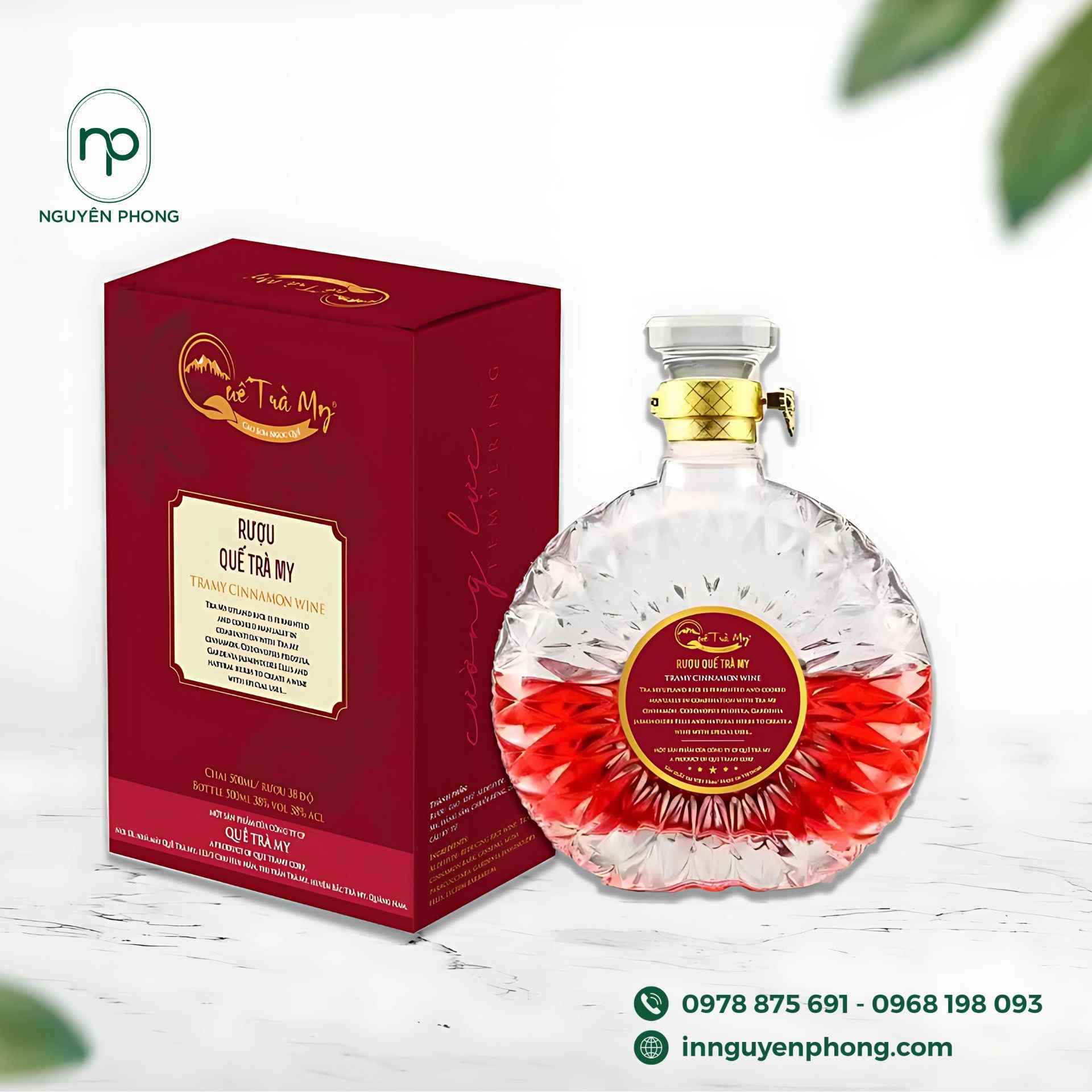 Mẫu tem dán chai rượu nếp